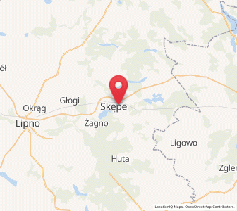 Map of Skępe, Kujawsko-Pomorskie