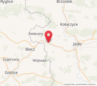 Map of Skołyszyn, Subcarpathia
