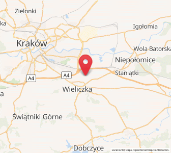 Map of Śledziejowice, Lesser Poland