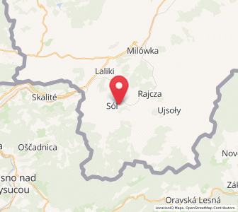 Map of Sól, Silesia