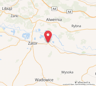 Map of Spytkowice, Lesser Poland