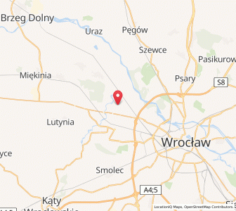 Map of Stabłowice, Lower Silesia