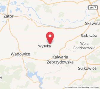 Map of Stanisław Górny, Lesser Poland