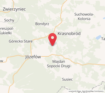Map of Stanisławów, Lublin