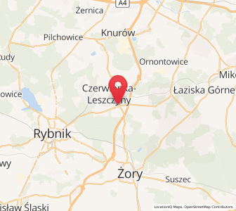 Map of Stanowice, Silesia