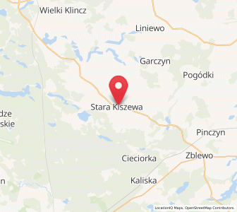 Map of Stara Kiszewa, Pomerania