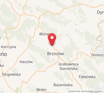 Map of Stara Wieś, Subcarpathia