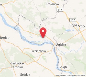 Map of Stężyca, Lublin