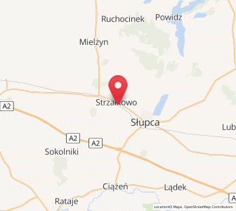 Map of Strzałkowo, Greater Poland
