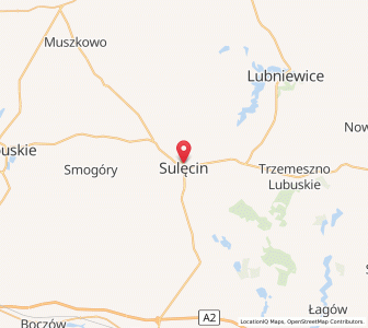 Map of Sulęcin, Lesser Poland