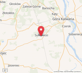 Map of Sułkowice, Mazovia