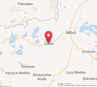 Map of Sułów, Lower Silesia