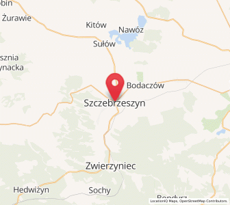 Map of Szczebrzeszyn, Lublin