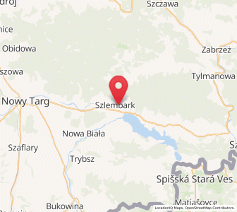 Map of Szlembark, Lesser Poland