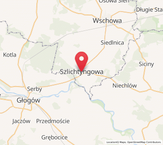 Map of Szlichtyngowa, Lubusz