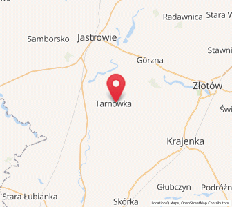 Map of Tarnówka, Greater Poland