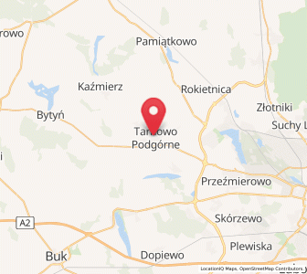 Map of Tarnowo Podgórne, Greater Poland
