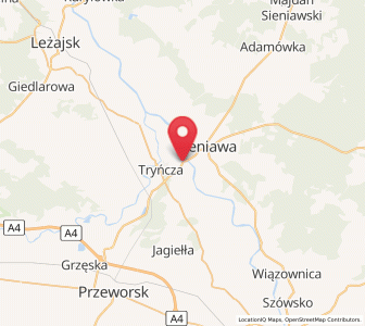 Map of Ubieszyn, Subcarpathia