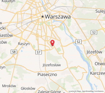 Map of Ursynów, Mazovia