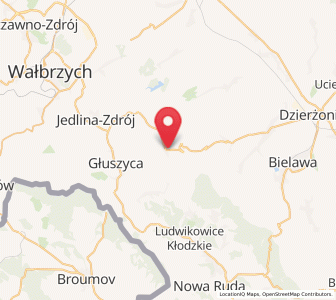 Map of Walim, Lower Silesia