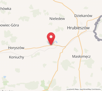Map of Werbkowice, Lublin
