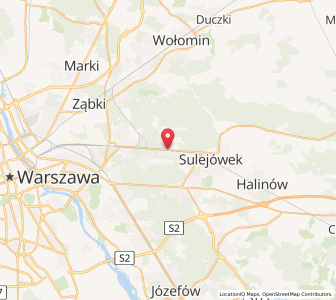 Map of Wesoła, Mazovia
