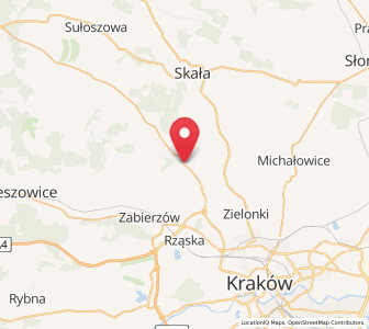 Map of Wielka Wieś, Lesser Poland