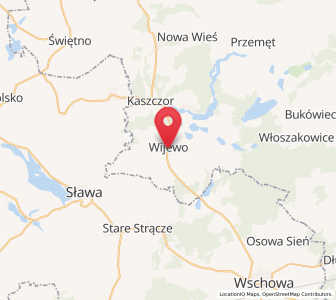Map of Wijewo, Greater Poland