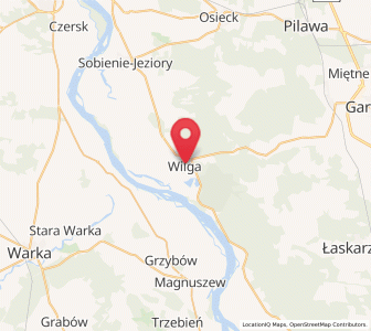 Map of Wilga, Mazovia