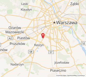 Map of Włochy, Mazovia