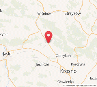Map of Wojaszówka, Subcarpathia