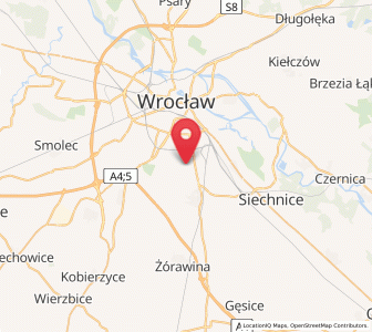 Map of Wojszyce, Lower Silesia