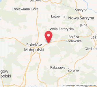 Map of Wólka Niedźwiedzka, Subcarpathia
