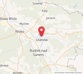Map of Wólka Tanewska, Subcarpathia