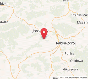 Map of Wysoka, Lesser Poland