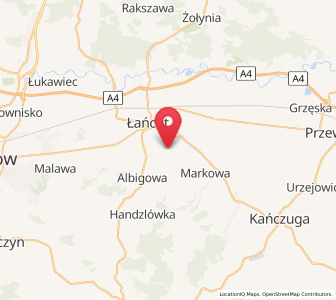Map of Wysoka, Subcarpathia