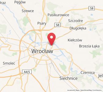 Map of Zacisze, Lower Silesia