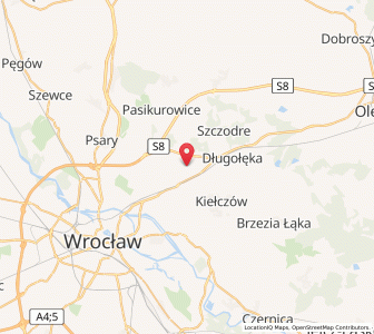 Map of Zakrzów, Lower Silesia