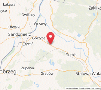 Map of Zaleszany, Subcarpathia