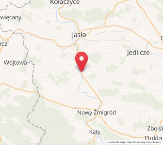 Map of Zarzecze, Subcarpathia