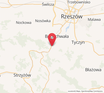 Map of Zarzecze, Subcarpathia