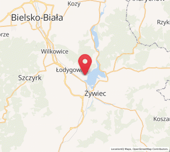Map of Zarzecze, Silesia