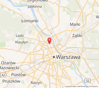 Map of Żoliborz, Mazovia