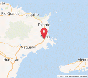 Map of Aguas Claras, Ceiba