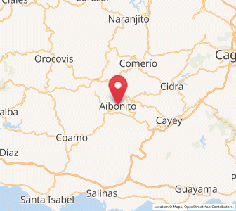 Map of Aibonito