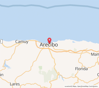 Map of Arecibo