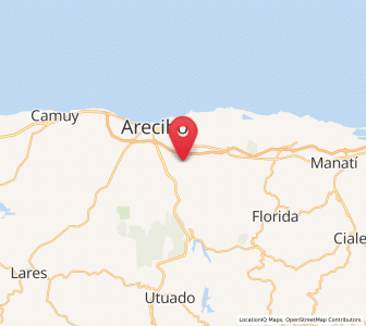 Map of Bajadero, Arecibo