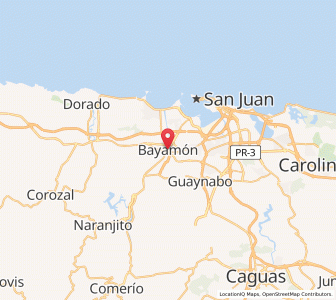 Map of Bayamón