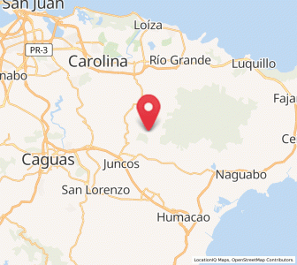 Map of Benitez, Canóvanas