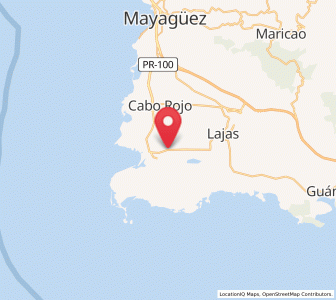 Map of Betances, Cabo Rojo